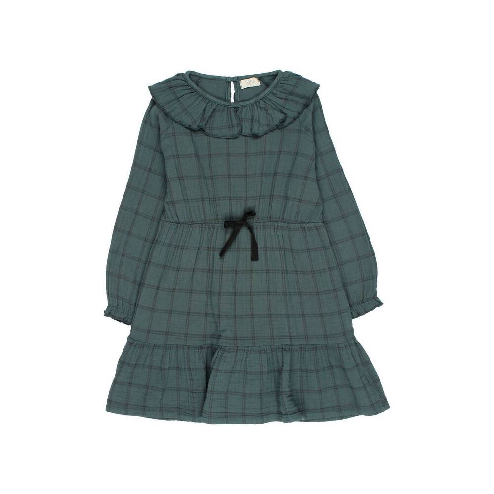 NEW BÚHO girl's mountain dress in bosco